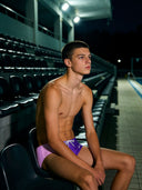 Heren trainingsshort ALASKA 002AF - Paars