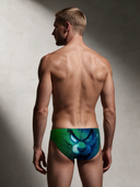 Slip da nuoto uomo da allenamento H2OTTO 404HF - Pinky: vista posteriore indossato