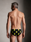 Slip da nuoto uomo da allenamento H2OTTO 345HF - Lotty: vista posteriore indossato