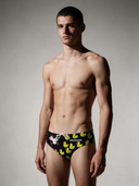 Slip da nuoto bambino da allenamento H2OTTO 409HF - Ansia: vista frontale indossato