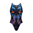 Costume intero bambina da allenamento Pinup 447PF - Quarzo