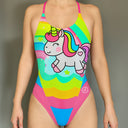 Costume intero donna da mare Alte L027AF - Ponycorno