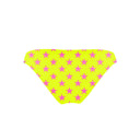 Slip bikini donna da mare Papeete L024PAF - Giallo Stelle Fucsia Fluo