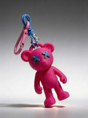 Teddy Psycho Charm - Fucsia + Azzurro