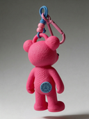 Teddy Psycho Charm - Fucsia + Azzurro