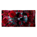 Telo grande in microfibra 367T - Teschio Cremisi