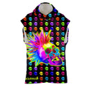 Poncho in microfibra - 8POF Punk Skull